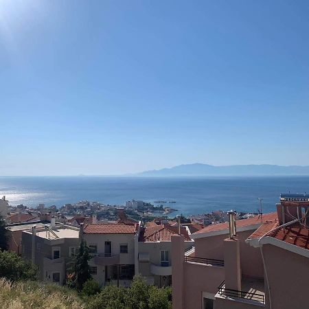 Ferienwohnung Breathtaking Sea View Kavala Exterior foto