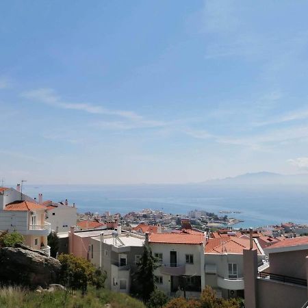 Ferienwohnung Breathtaking Sea View Kavala Exterior foto