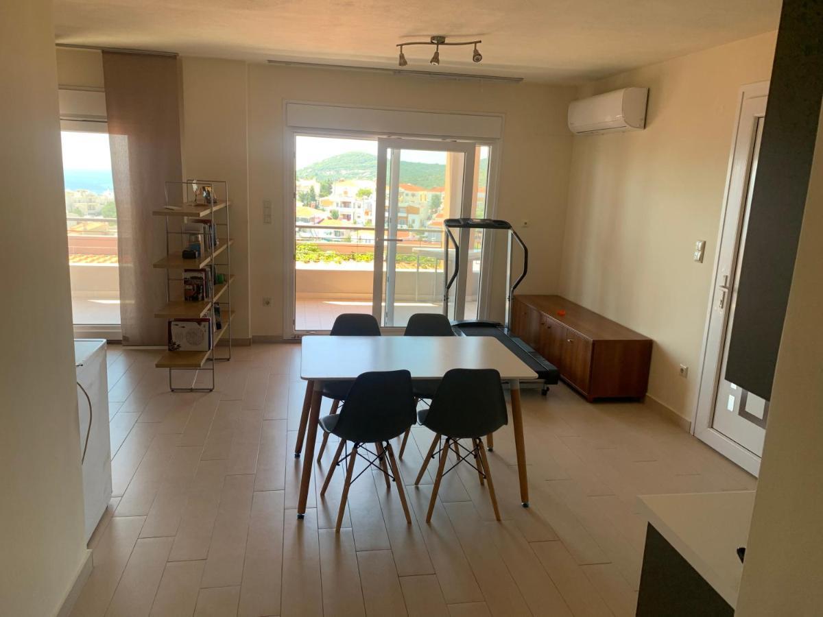Ferienwohnung Breathtaking Sea View Kavala Exterior foto